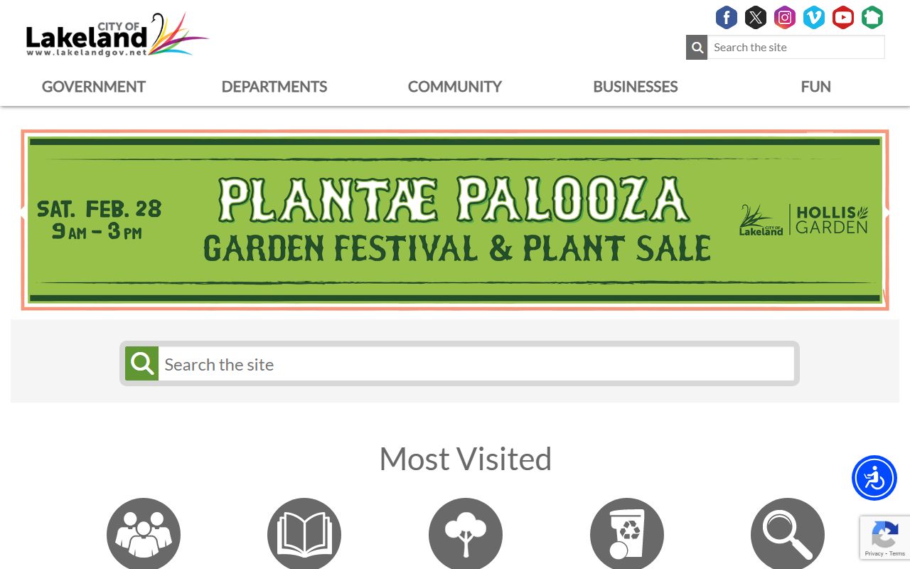 Lakeland Florida traffic ticket records city homepage